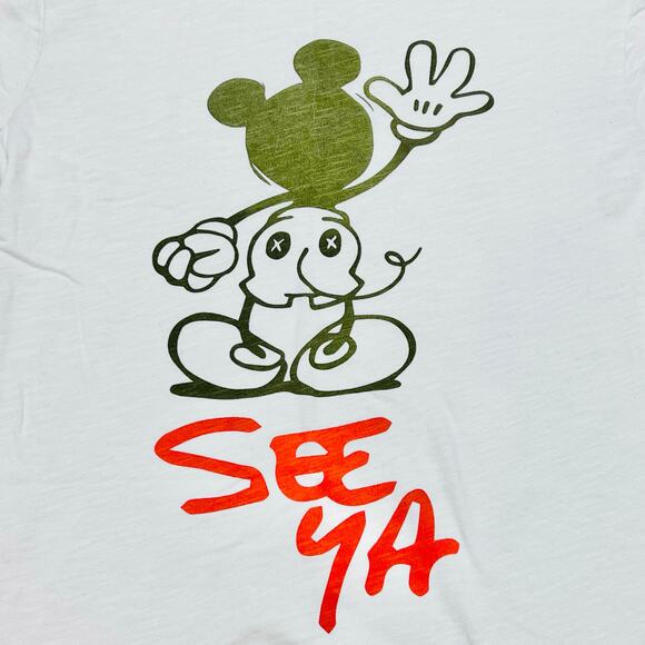Disney Artist Series Bret Iwan "Hi Ya See Ya" Men Small Shirt White - Picture 3 of 7